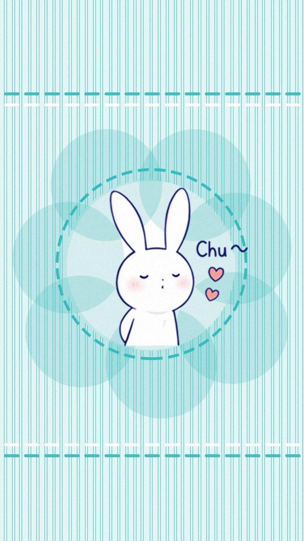 可爱卡通兔子闺蜜头像