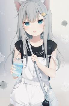 二次元动漫美女可爱唯美养眼插画-0