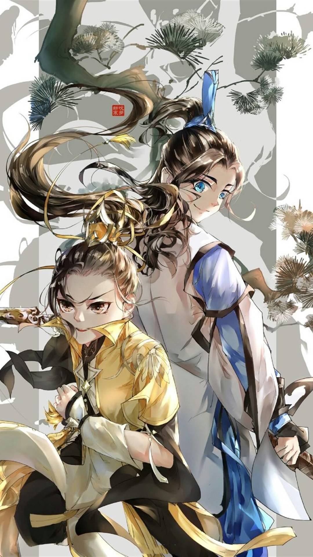 剑侠情缘三同人情侣插画