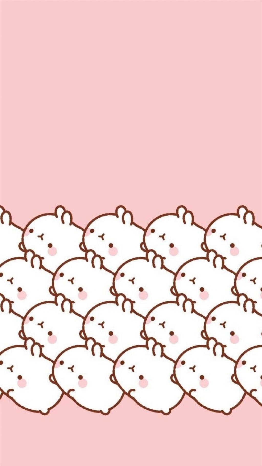 粉红少女心可爱卡通