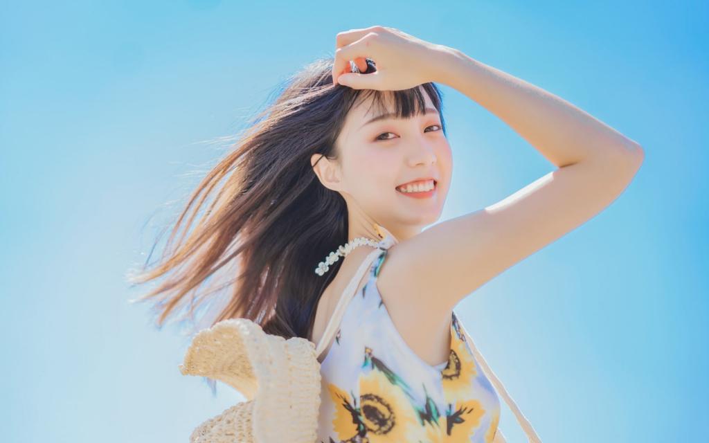 清新氧气美女户外写真