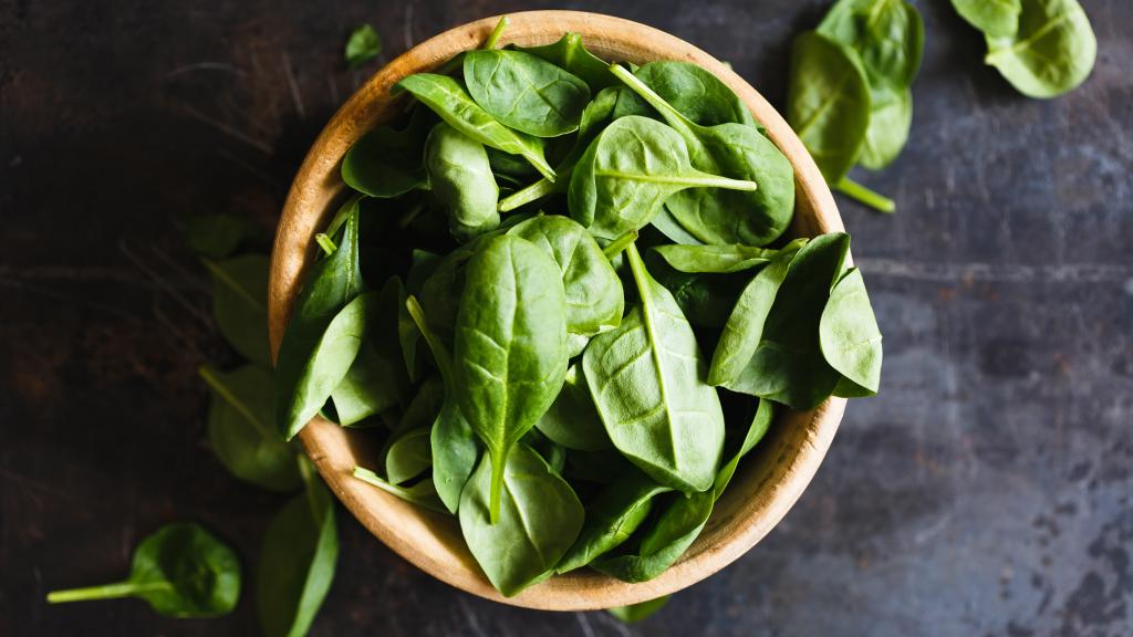 春天的蔬菜菠菜