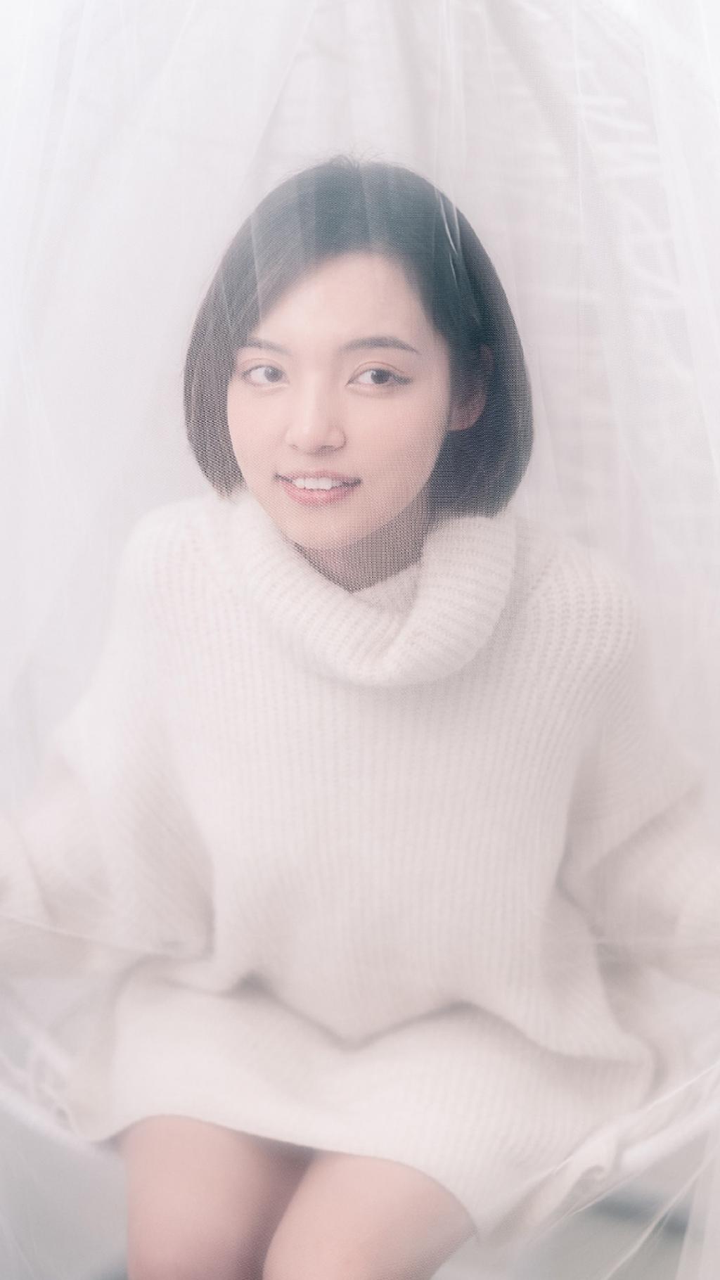 日系清纯美女居家写真