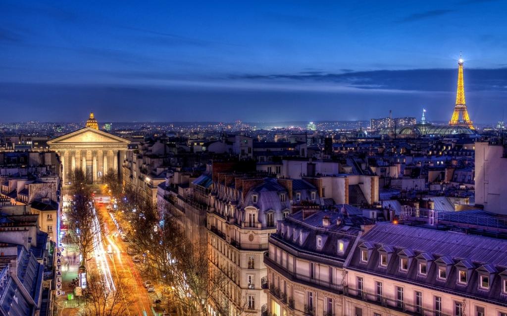 摄影美丽的欧洲城市风景