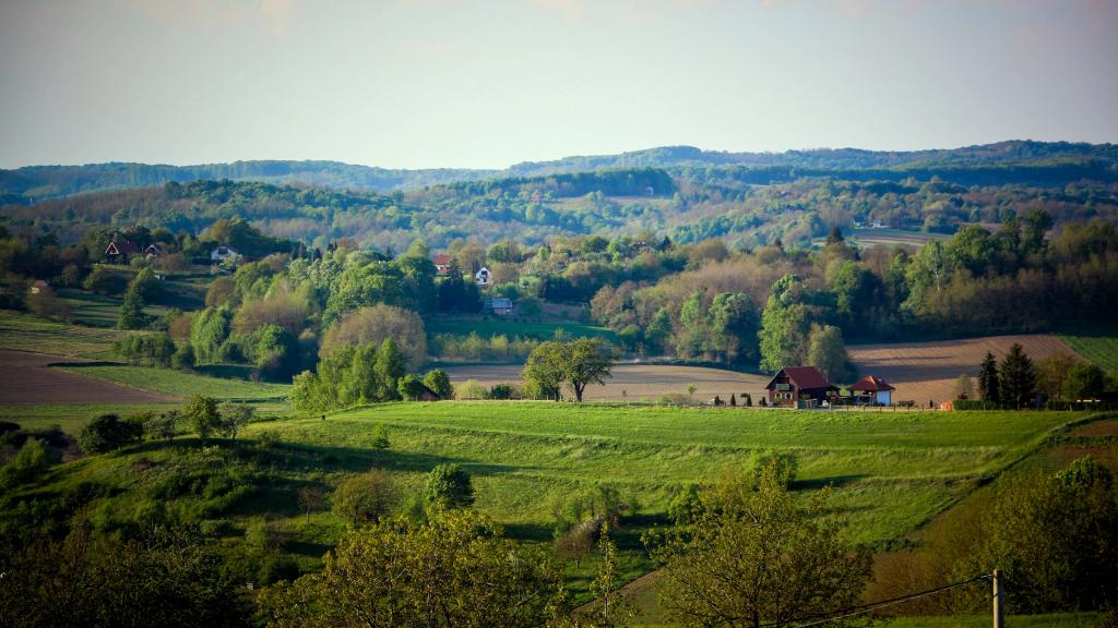 乡村田园的美丽风光