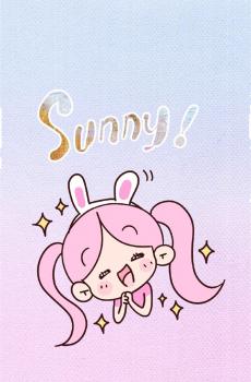 丁一晨可爱治愈系背景-4