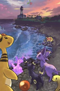 神奇宝贝可爱卡通锁屏