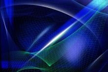 蓝色多层网纹眩光