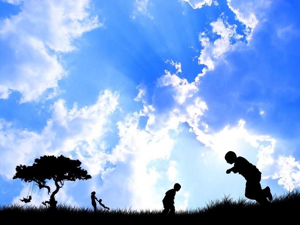 田园里乌云密布