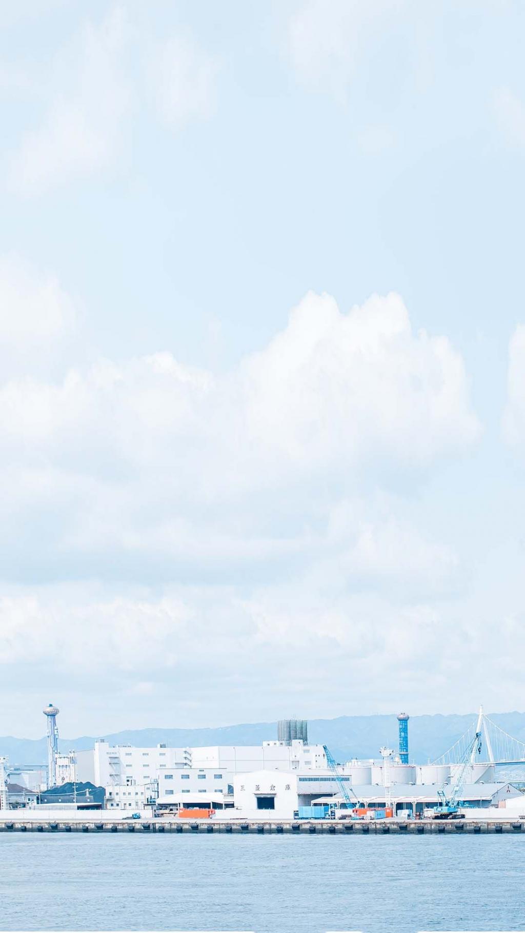 蓝色小清新自然风光