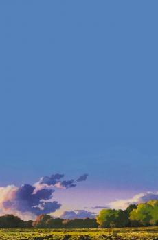 手绘插画二次元风景-2