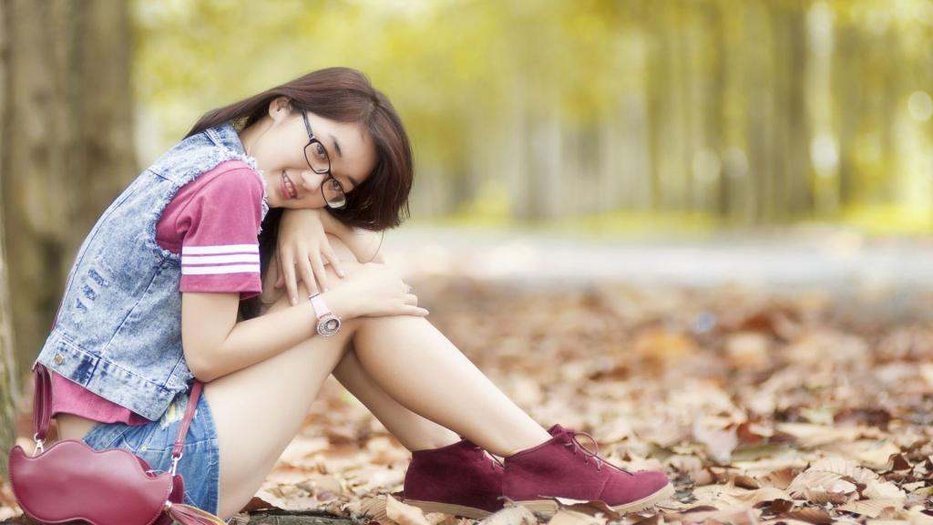 让人迷恋的清纯美女