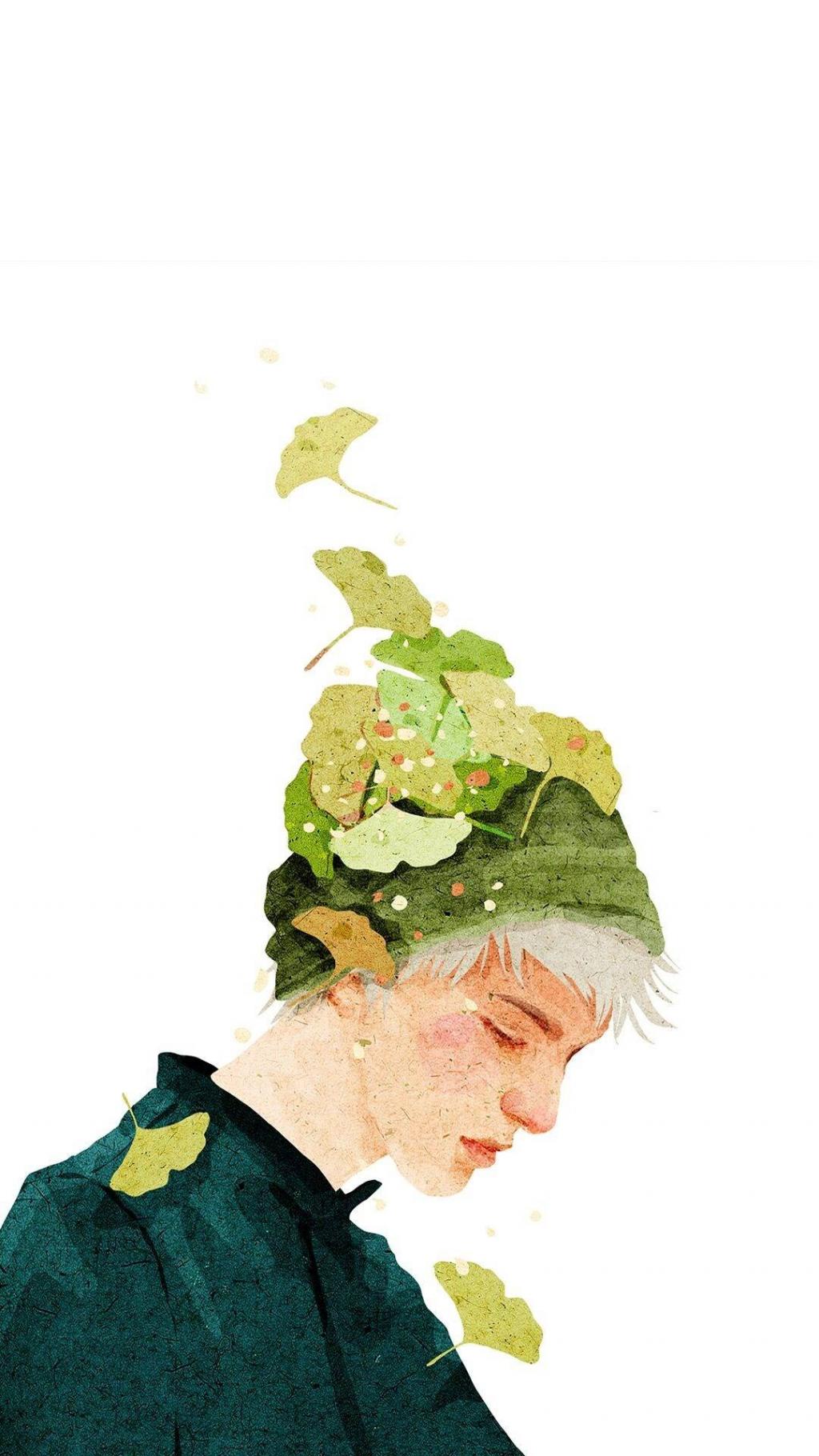 小清新文艺手绘插画