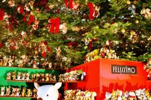 圣诞绚丽多彩夜景