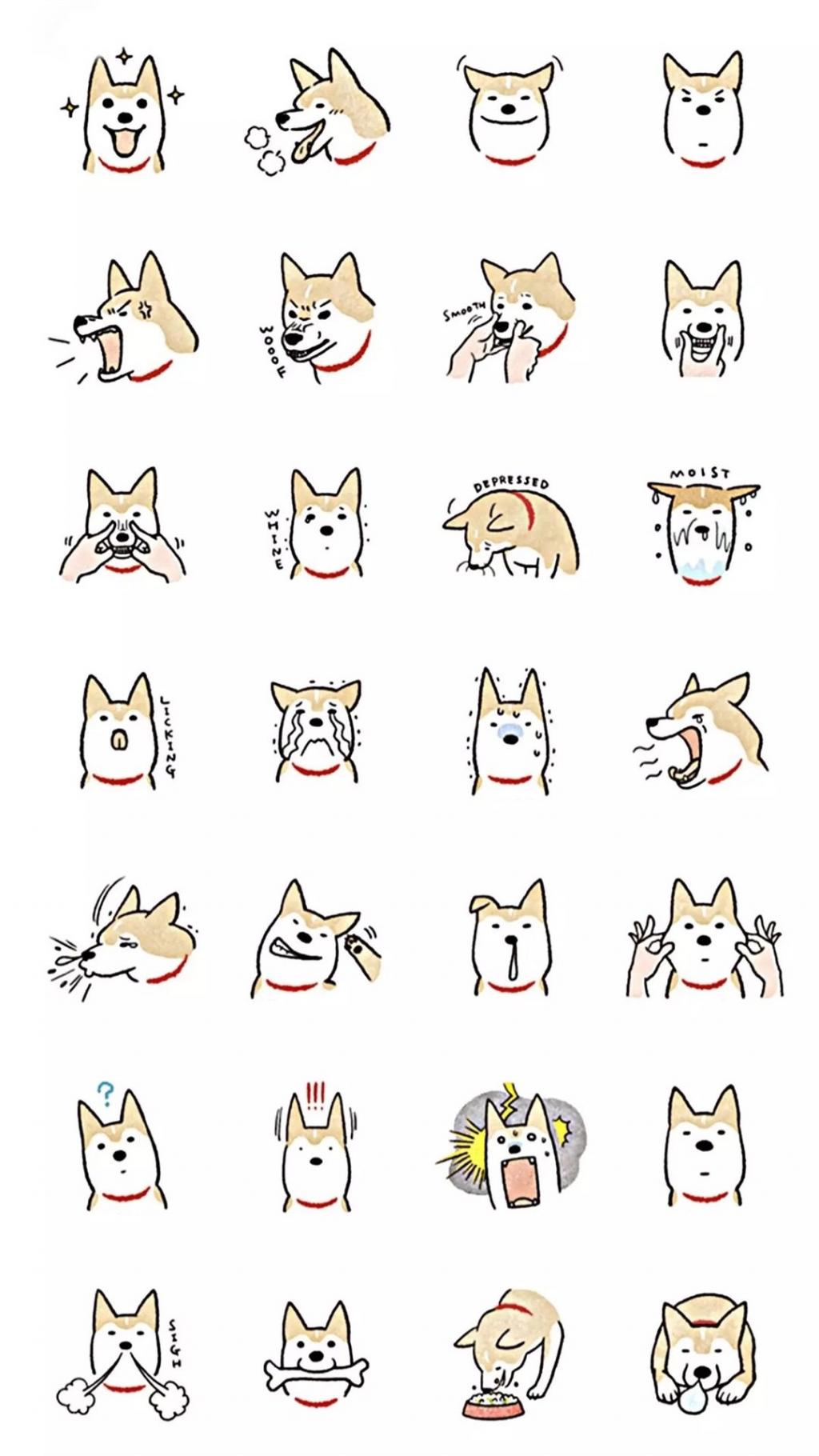 可爱平铺童趣卡通