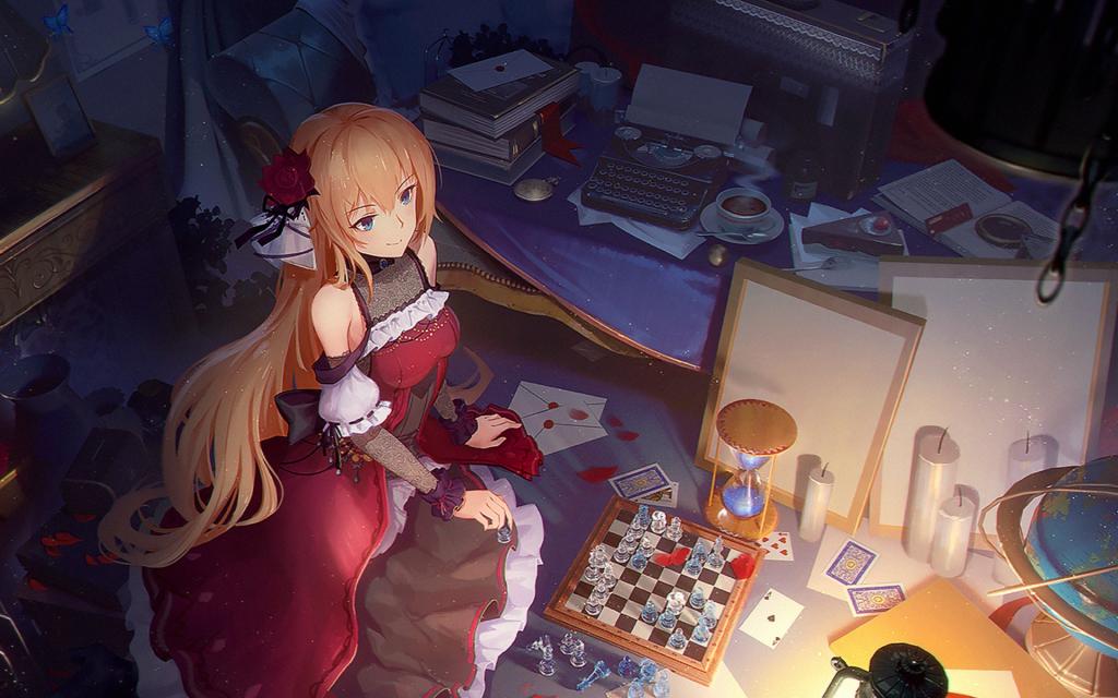 漂亮的二次元动漫少女