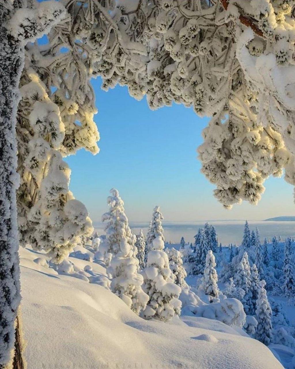 挪威冬日绝美雪景迷人风光