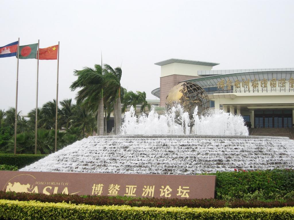 博鳌风光椰子树