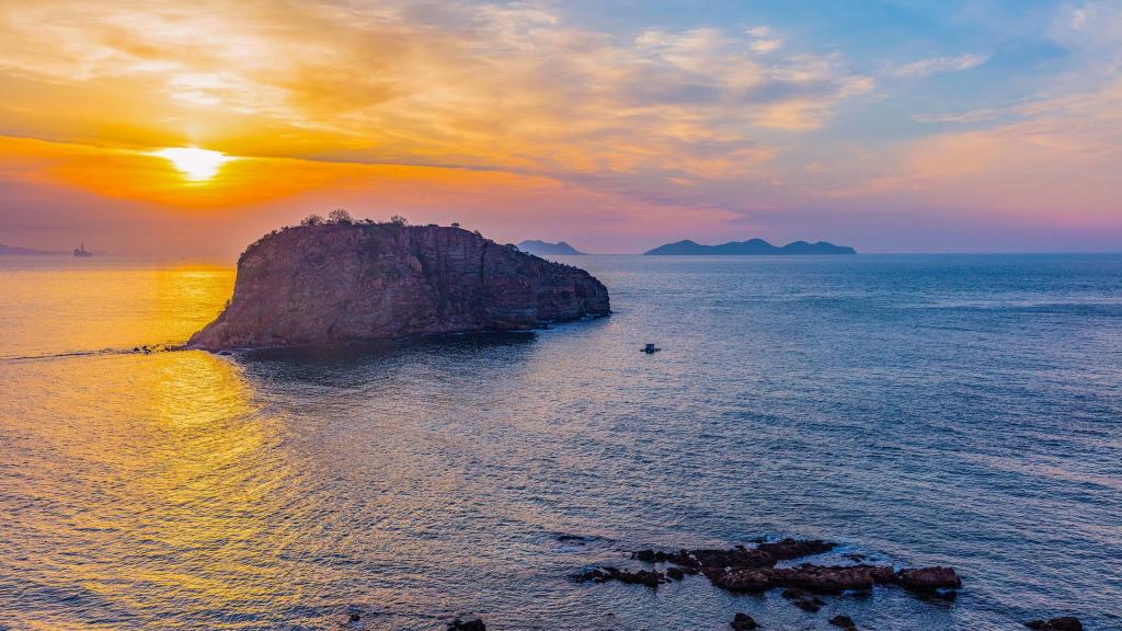 大连棒棰岛旅游风景