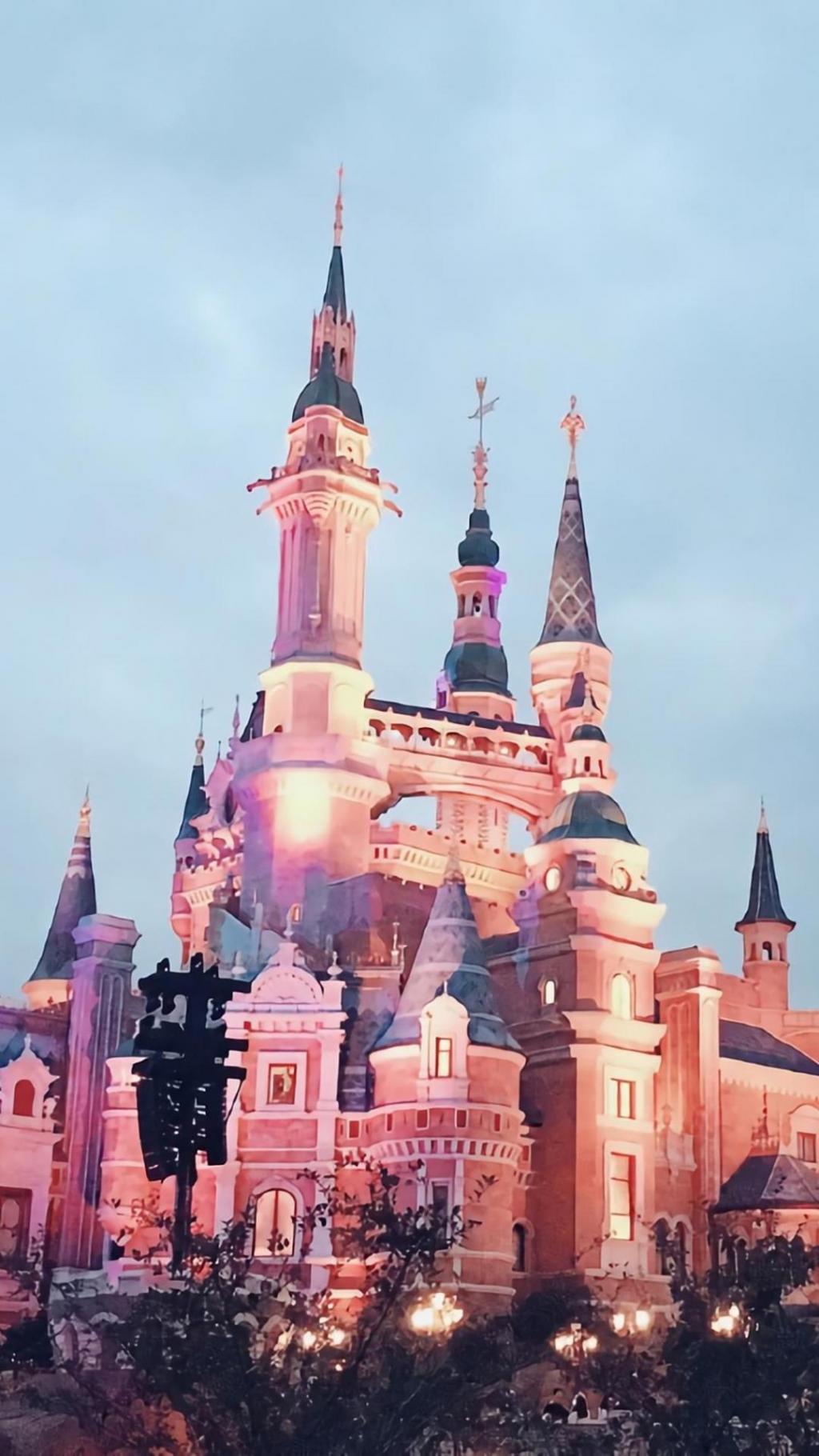 十一黄金周小长假上海迪士尼风景图片