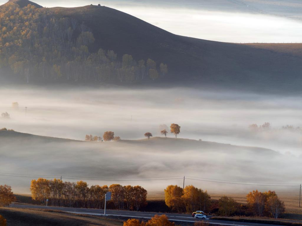 坝上草原迷人仙境风光