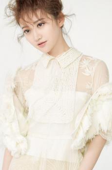 景甜简约风甜美写真-1