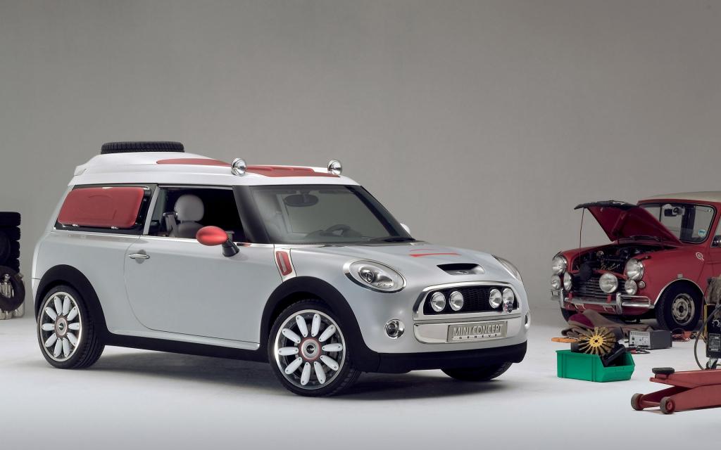 MINI汽车特写