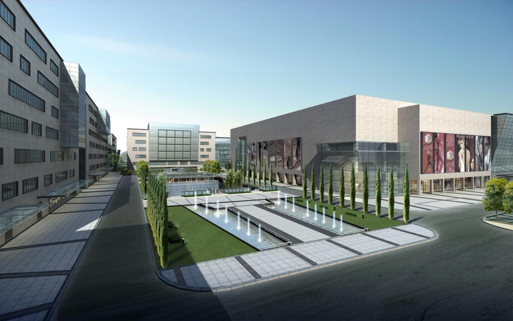 3D建筑园林效果