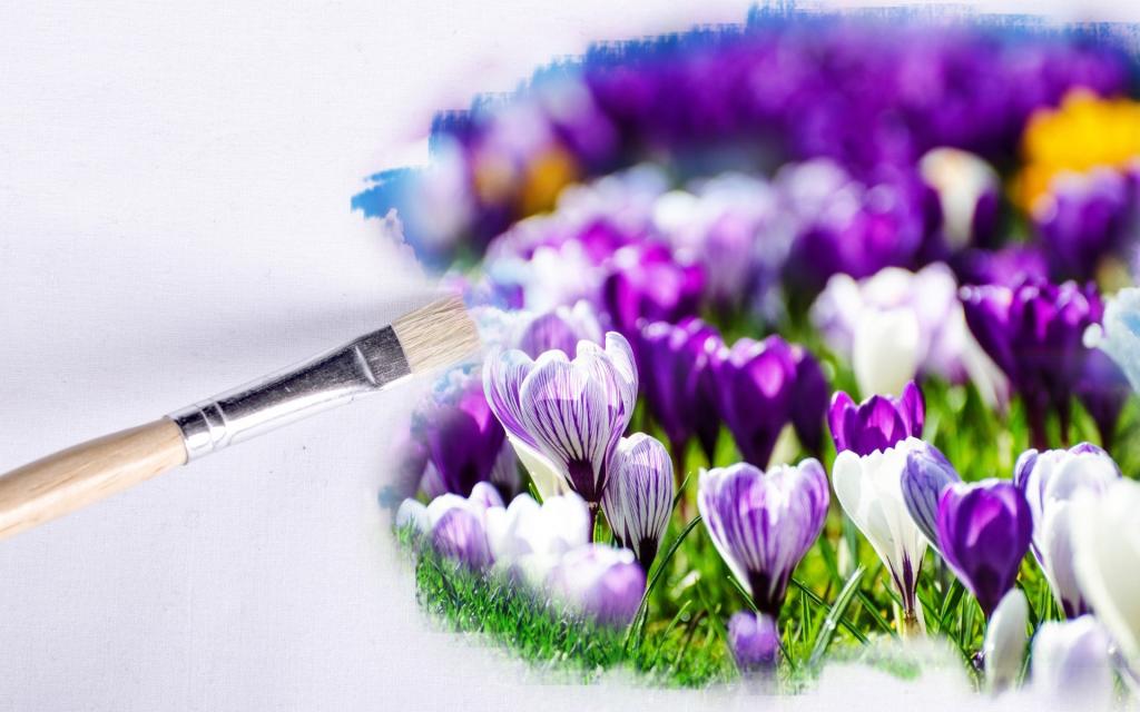 另类的笔触油画