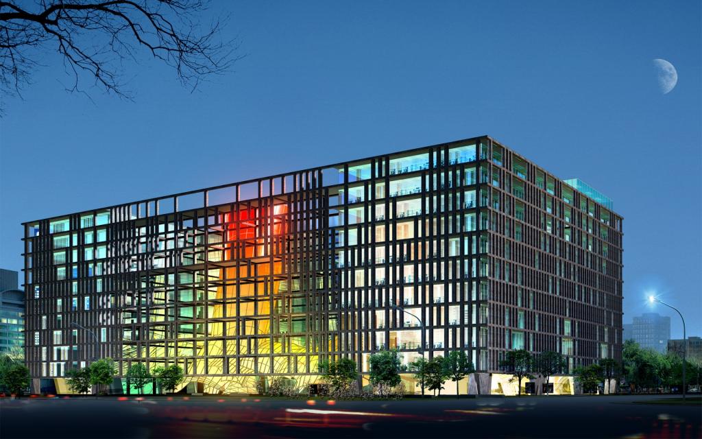 3D建筑园林效果