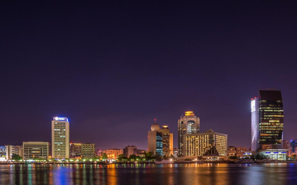 最佳旅游景点迪拜河风光景色