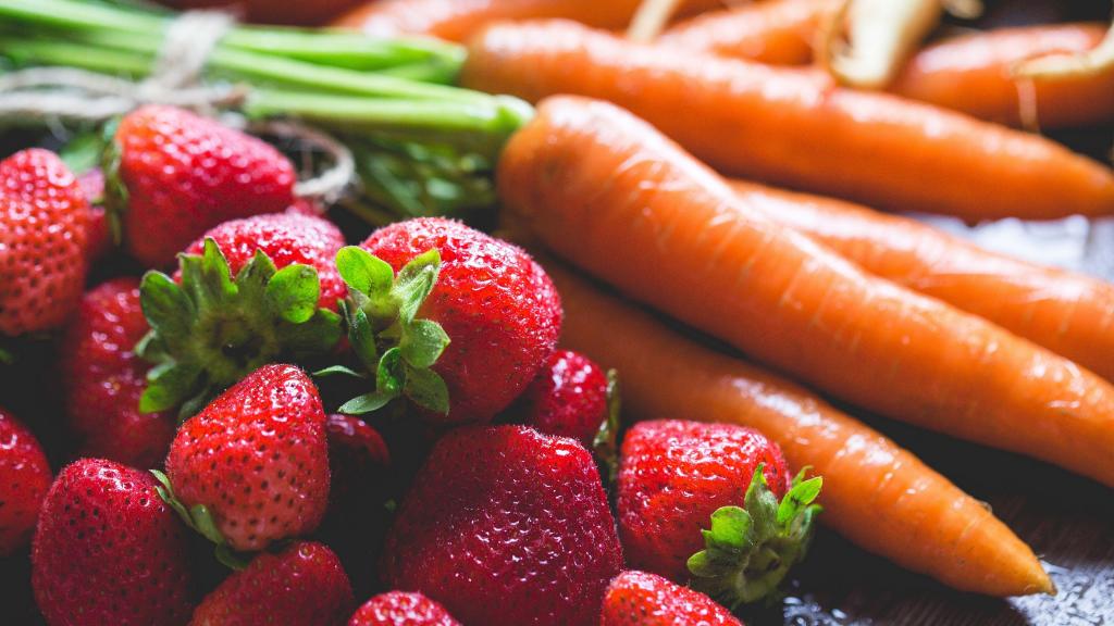 色彩鲜艳的水果蔬菜