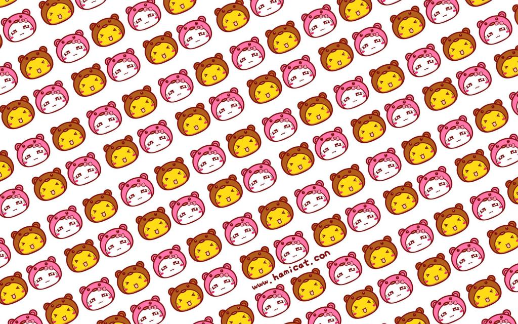 哈咪猫小元素背景