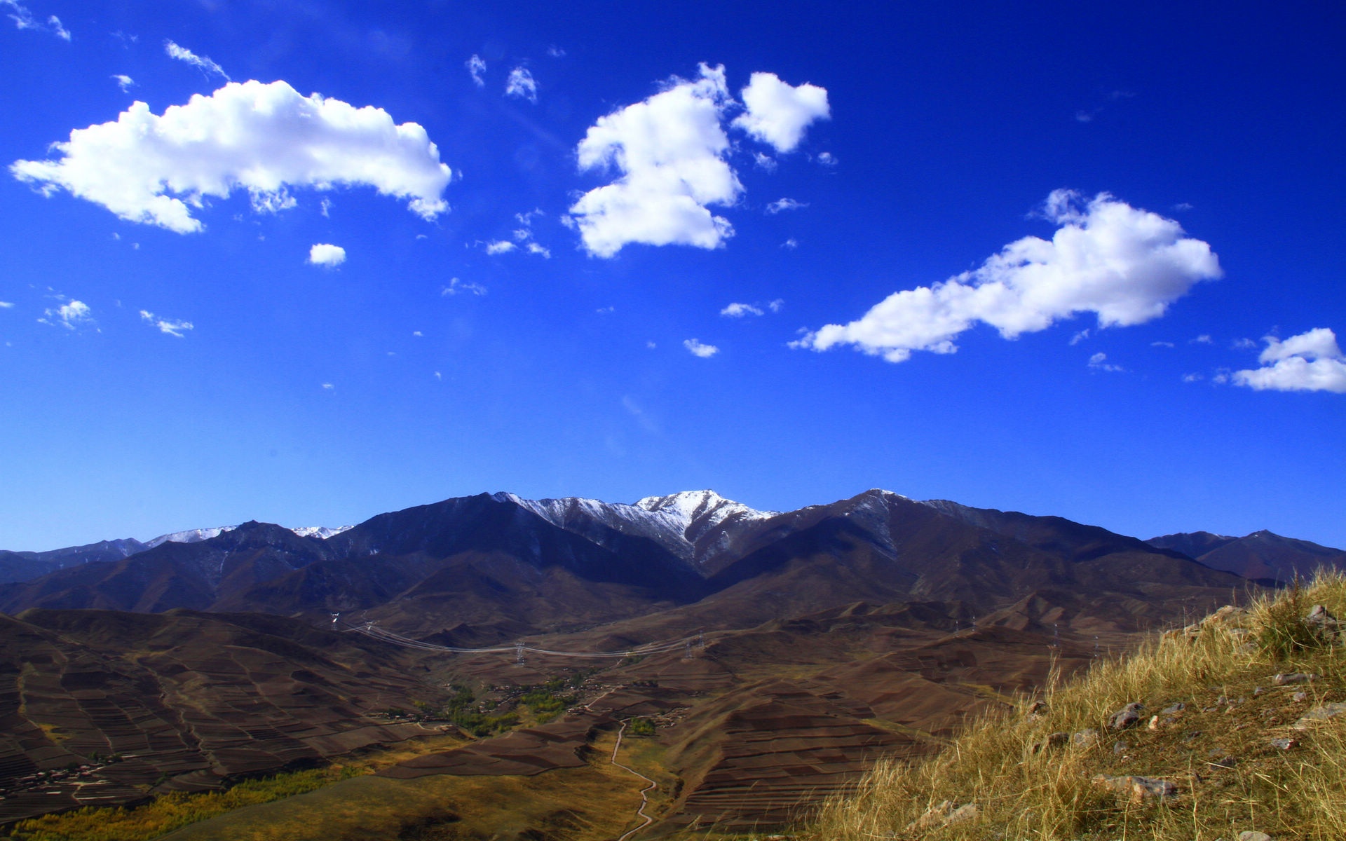 甘肃兰州白塔山风景