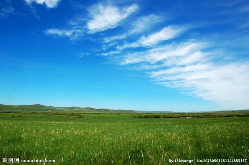美丽的蒙古草原风景