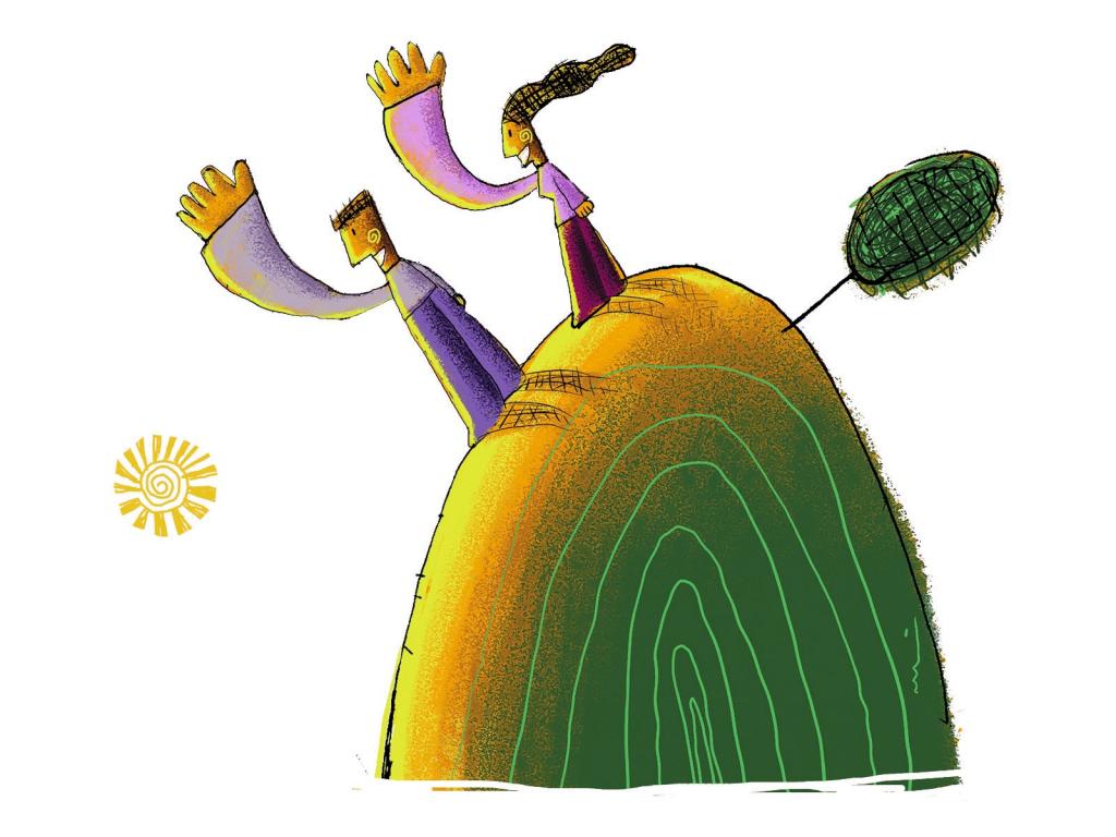 清新的插画图片