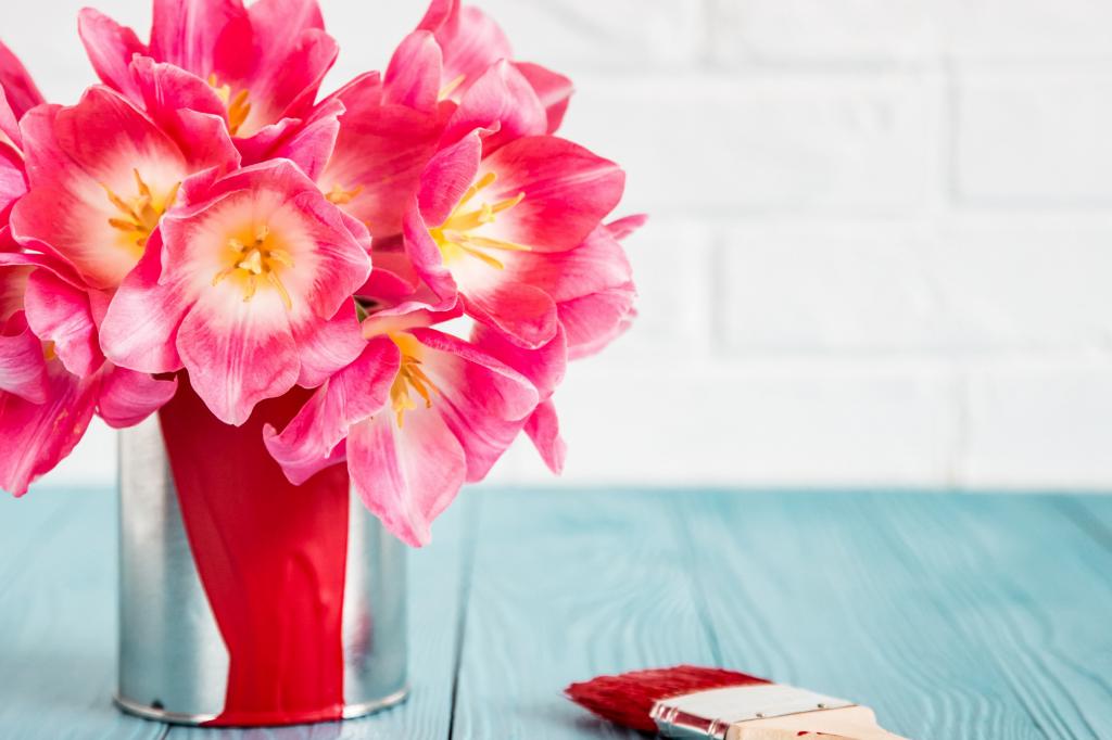 三八妇女节唯美红色花卉