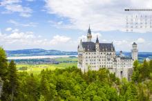 2018年12月童话般的新天鹅堡日历