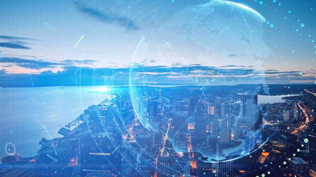 商务大楼城市背景