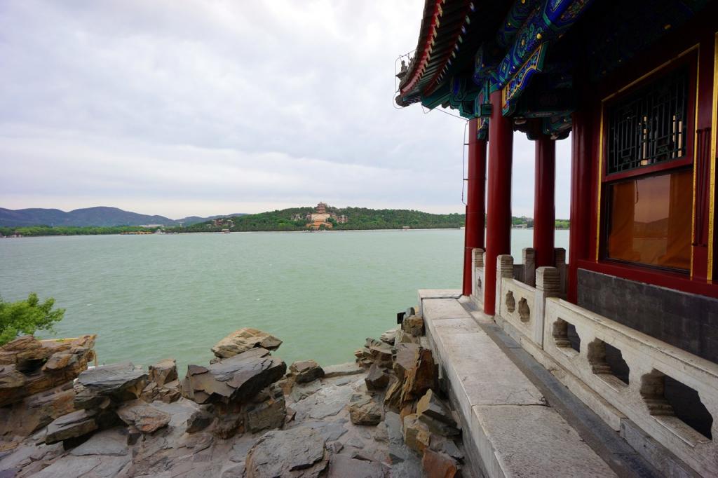 北京南湖岛自然风景