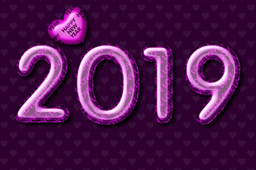 2019简约创意艺术字