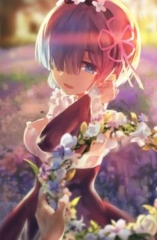 蕾姆厚涂插画同人