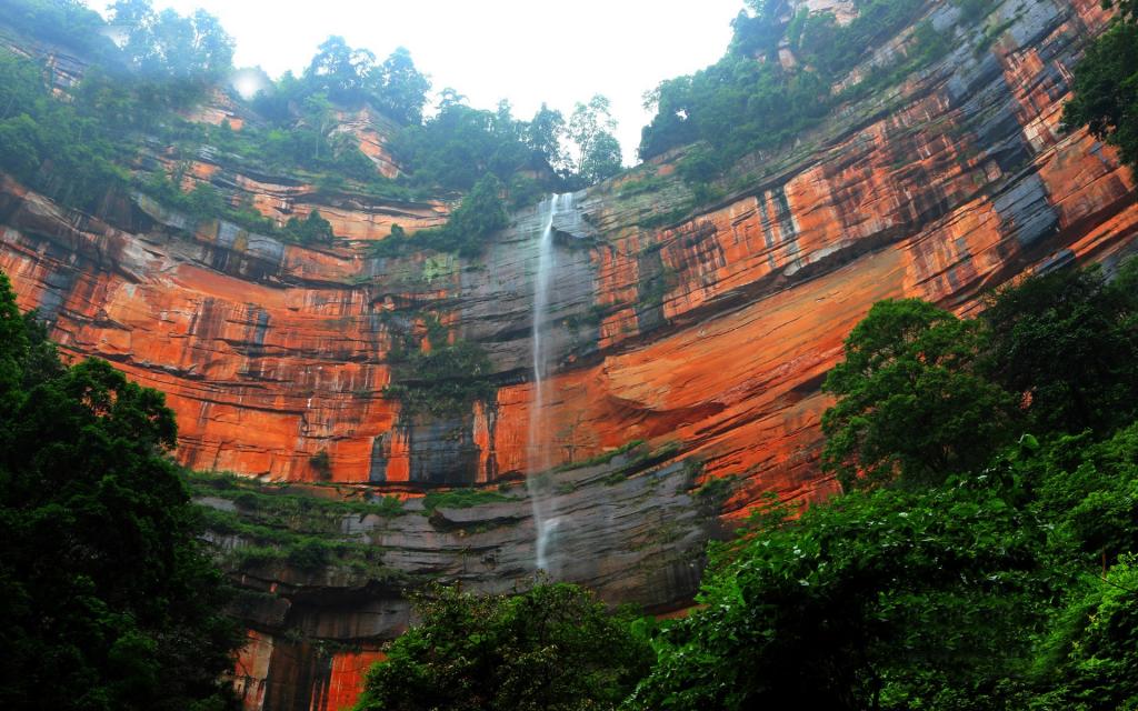 贵州赤水天柱峰佛光岩风景