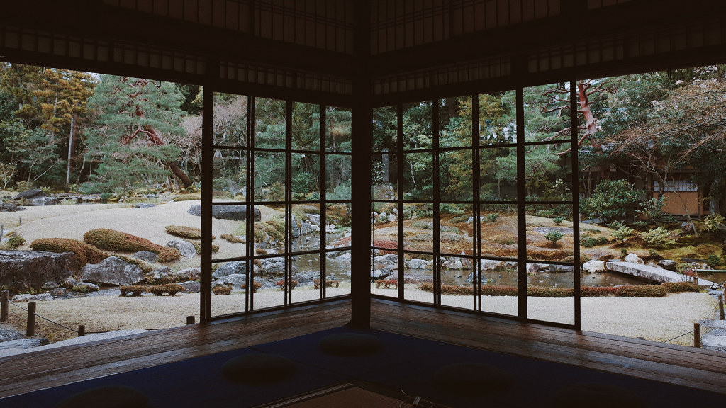 日式庭院复古清新摄影