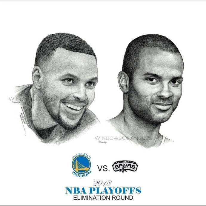 2018年季后赛首轮对决图