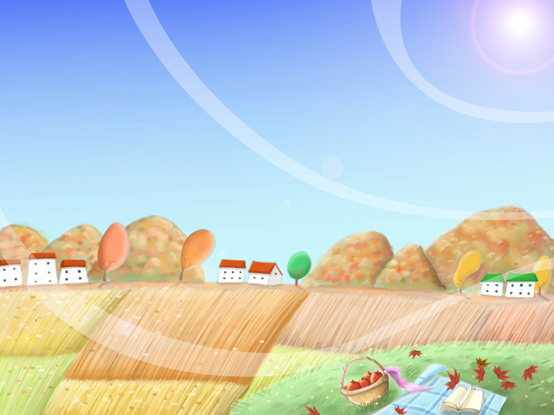 超大卡通唯美风景