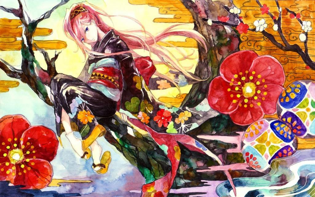 巡音露卡动漫图片