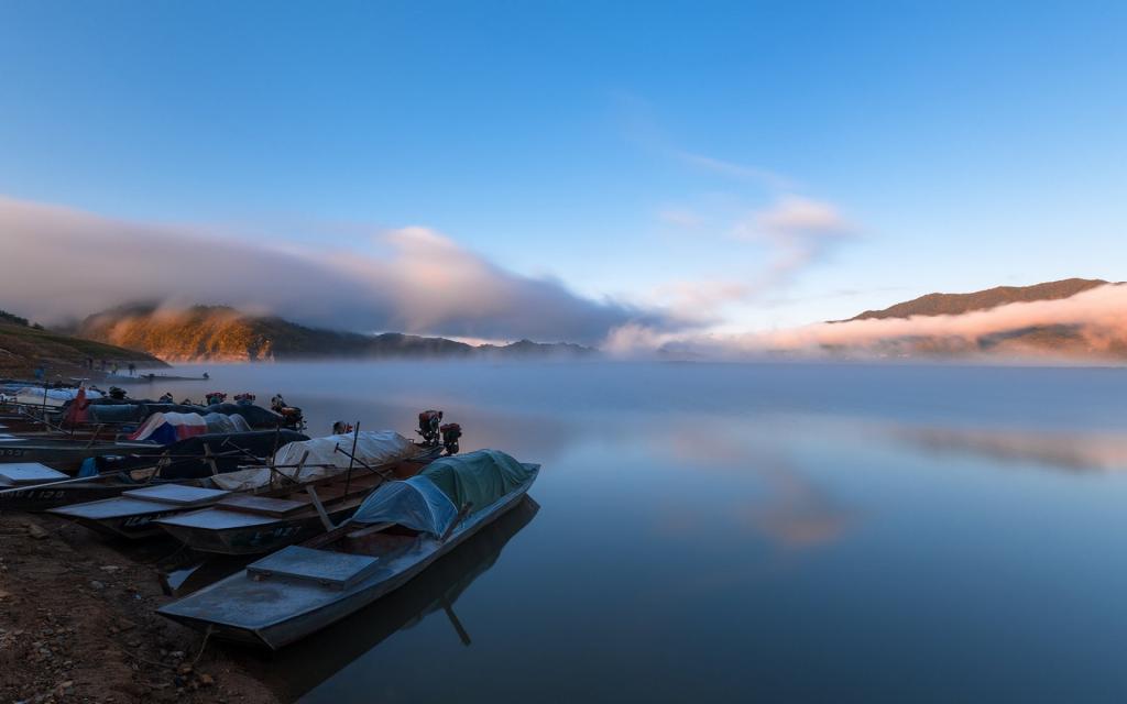 辽宁丹东绿江村风景如画