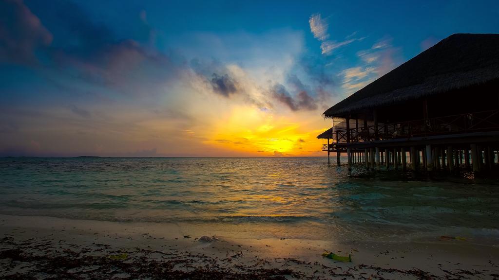 马尔代夫曼德芙岛景色