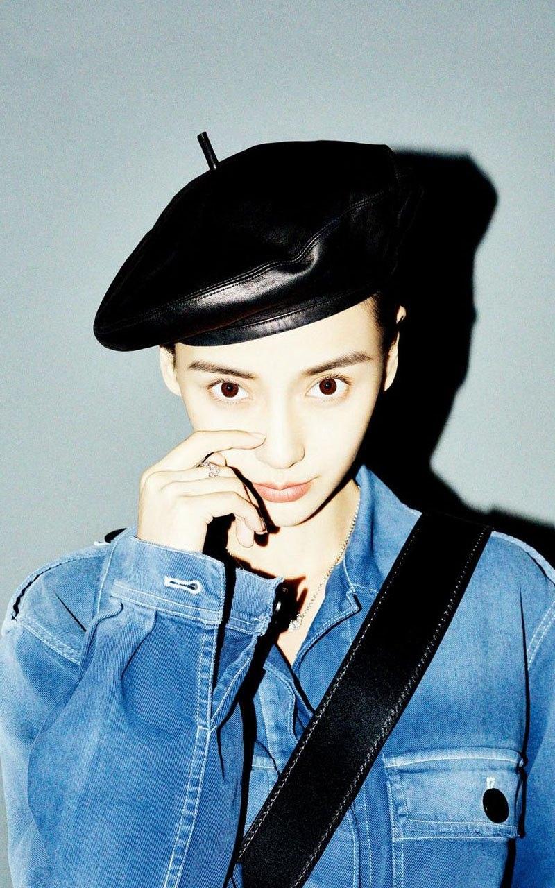 Angelababy复古风写真